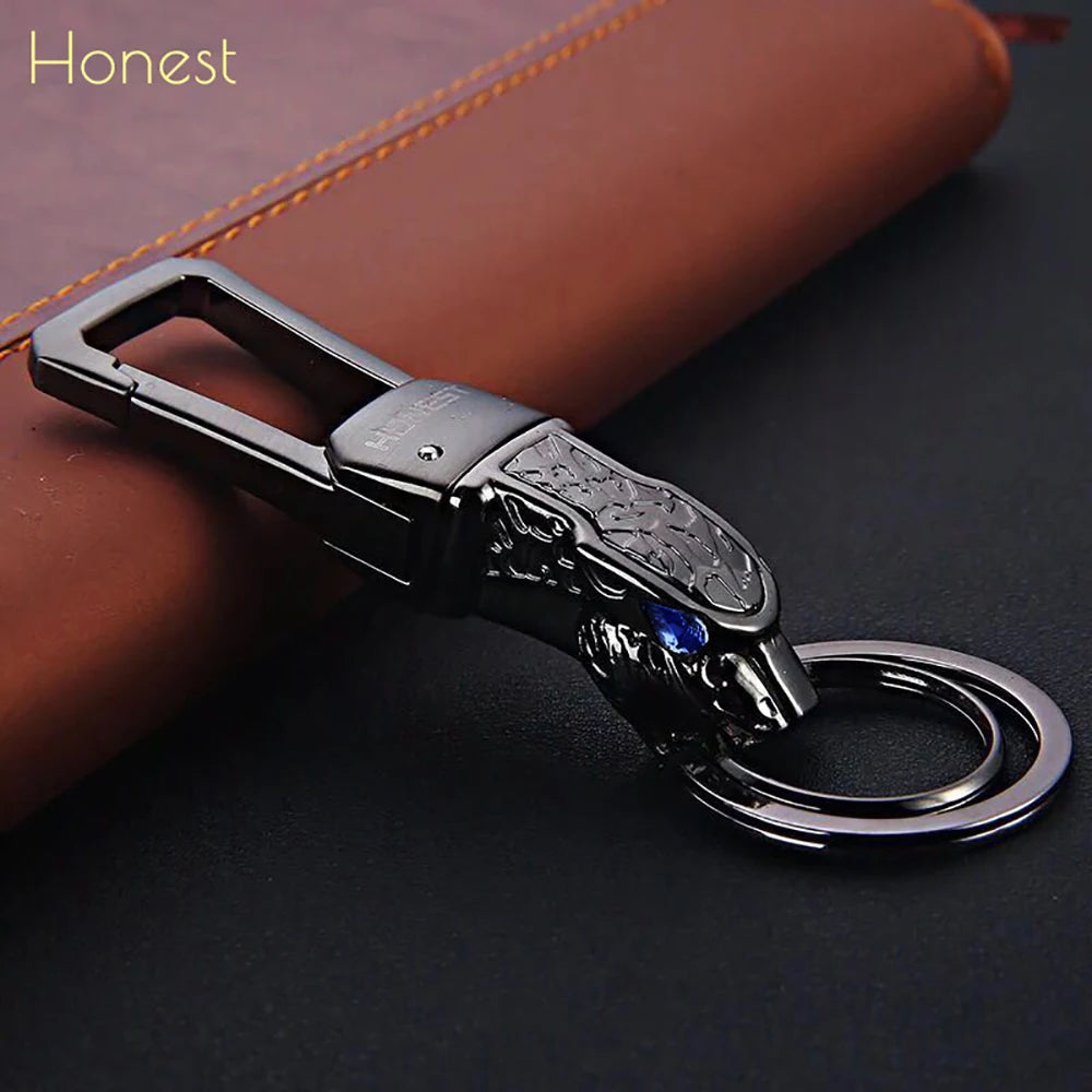 Luxury Keychains Men Women Car Key Chain for Key Ring Holder Jewelry Genuine Leather Rope Bag Pendant Custom Engraving Best Gift