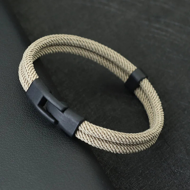 Moda Para Hombre Pulsera Brazalete Milan Cuerda Náutica Braslet Homme Accesorios De Ocio Hombre Erkek Bileklik Pulseras De Hilo Joias