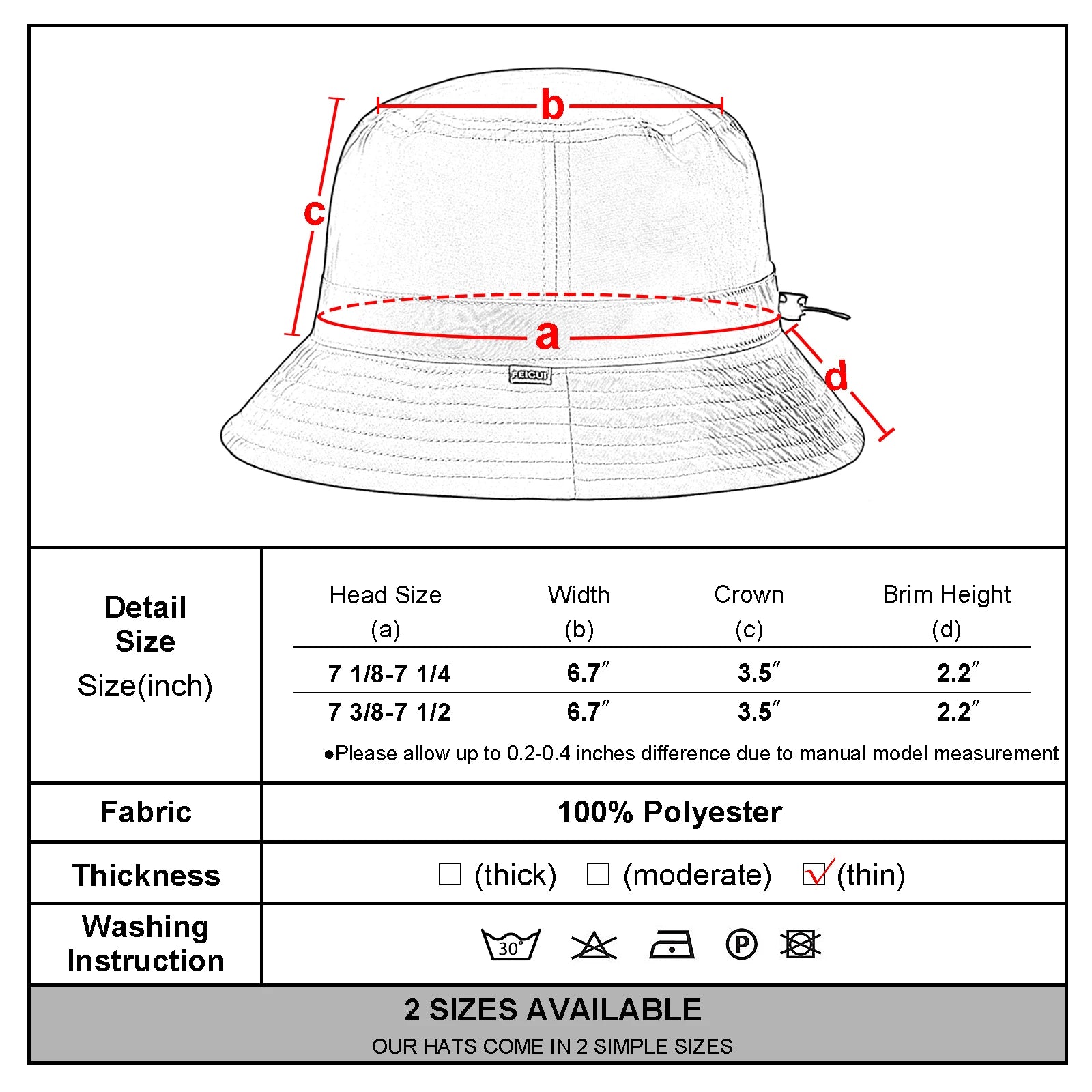 FEICUI Unisex Bucket Sun Hat Lightweight Outdoor Summer Beach Vacation Getaway Headwear Short Brim Panama Hat Two Styles