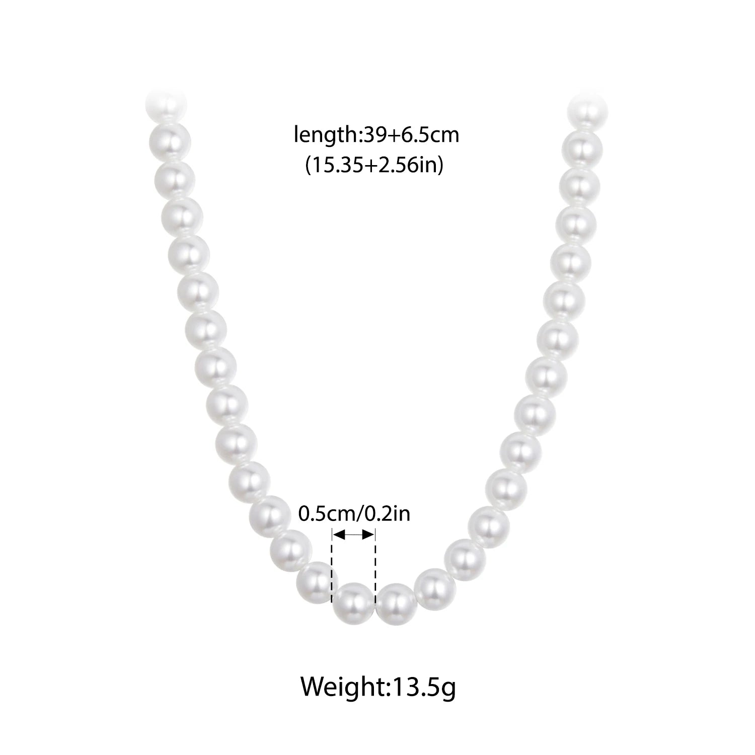 BISAER 925 Sterling Silver Pearl Necklace Minimalist Adjustable Chain Plated White Gold for Elegant Women Party Fine Jewelry