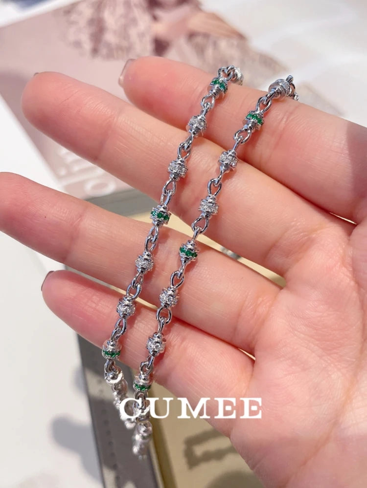 CUMEE Personalized and Versatile Stackable Necklace for Women with 925 Sterling Silver and 18k Gold Plating