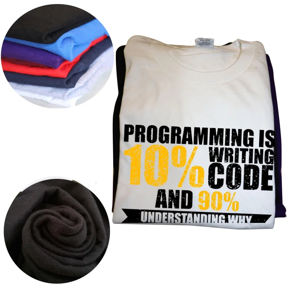 Funny Programming Quote Gift Programmer Software Developer T Shirts Graphic Streetwear Short Sleeve Birthday Summer T-shirt