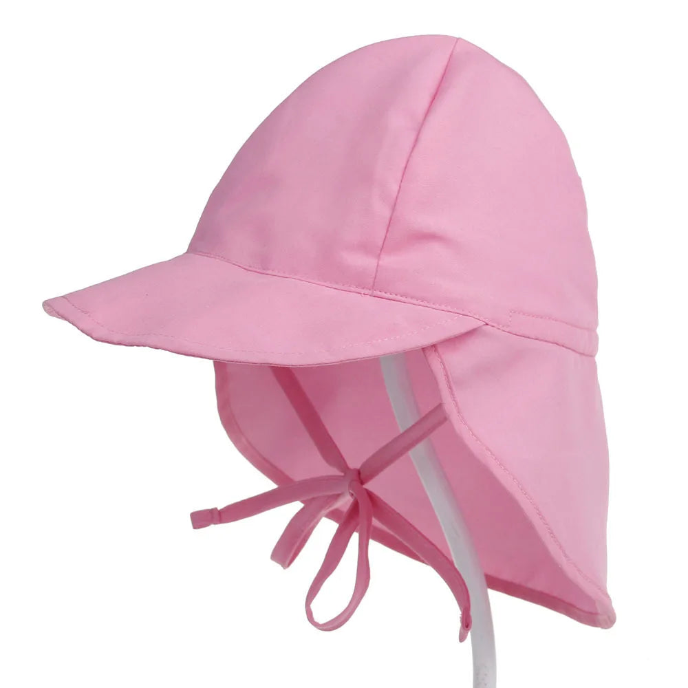 Children's Bucket Hats Adjustable Summer Baby Quick-drying Cap Wide Brim Beach Travel  UV Protection Outdoor Essential Sun Caps