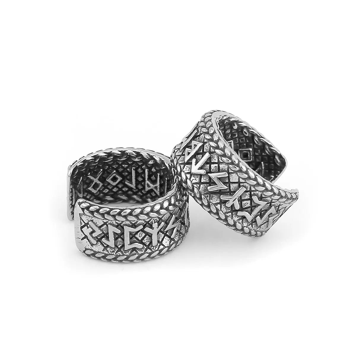 Vintage Viking Rune Ear Clips Stainless Steel Men's Hip-hop Biker Fashion Accessories Charm Nordic Amulet Jewelry Gift Wholesale