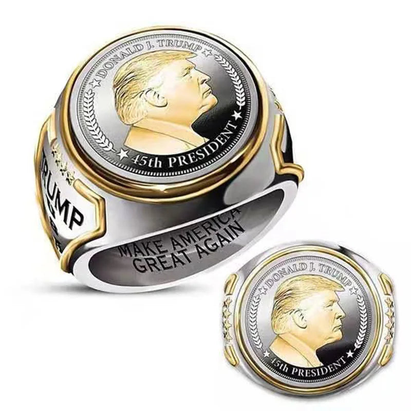 Donald Trump Präsident MAGA USA Ring