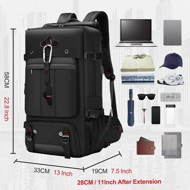 SWISS MILITARY New Travel Backpack Laptop Bag Multifunctional Waterproof Anti Theft Bag Outdoor Large Capacity Backpack Mochila