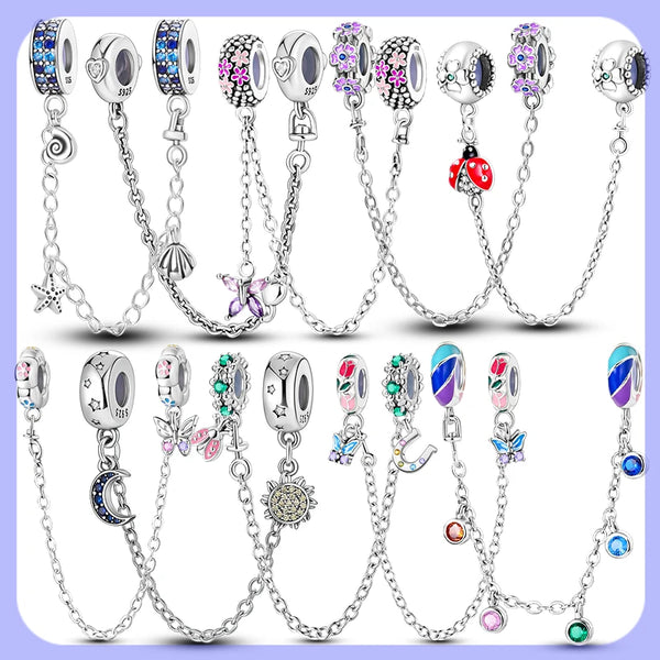 Pandora butterfly safety chain shop