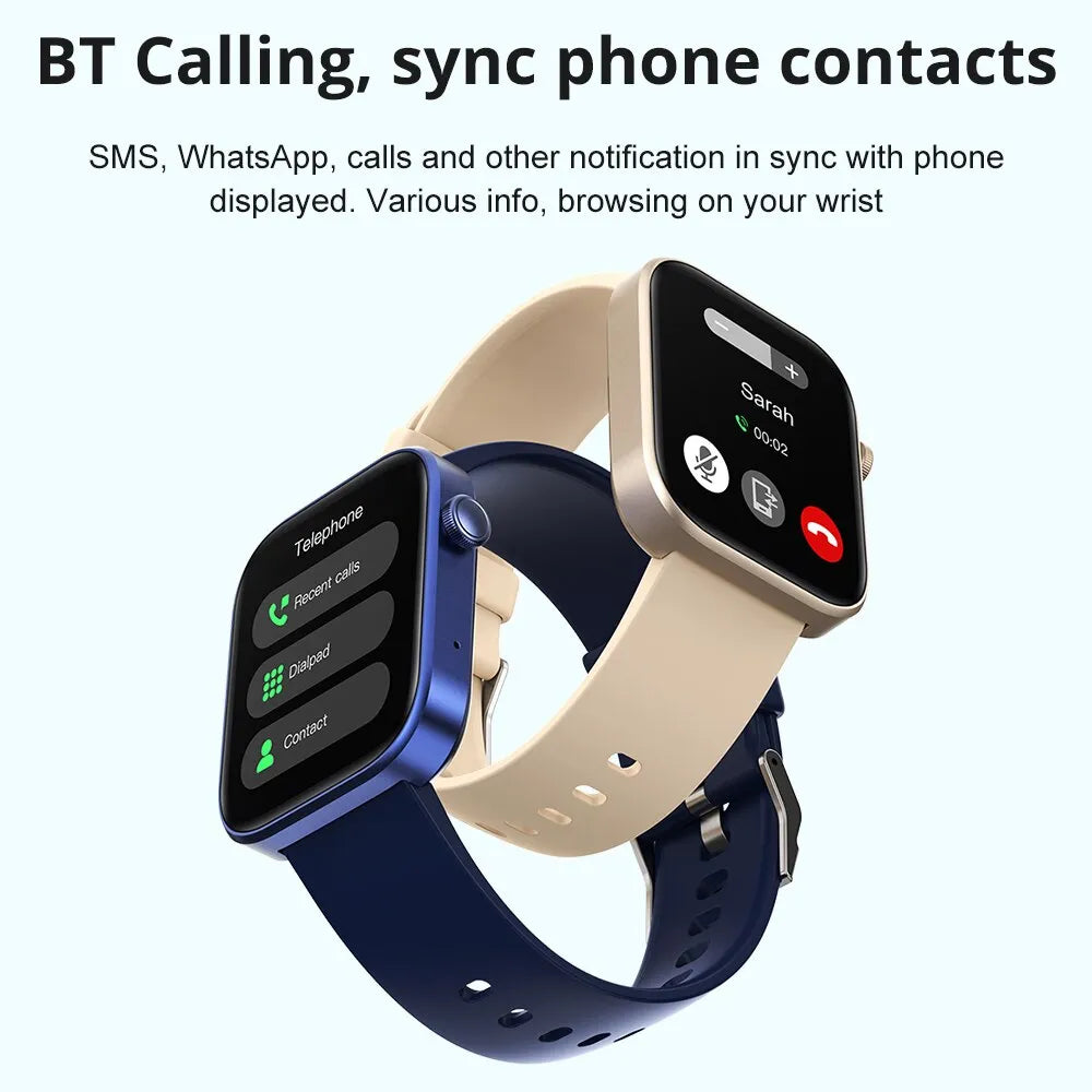 COLMI P71 Voice Calling Smartwatch with Health Monitoring IP68 Waterproof Smart Notifications Voice Assistant
