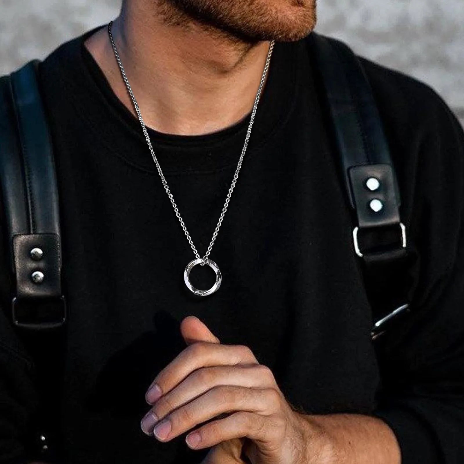 Nordische Wikinger-Halsketten aus Edelstahl für Männer