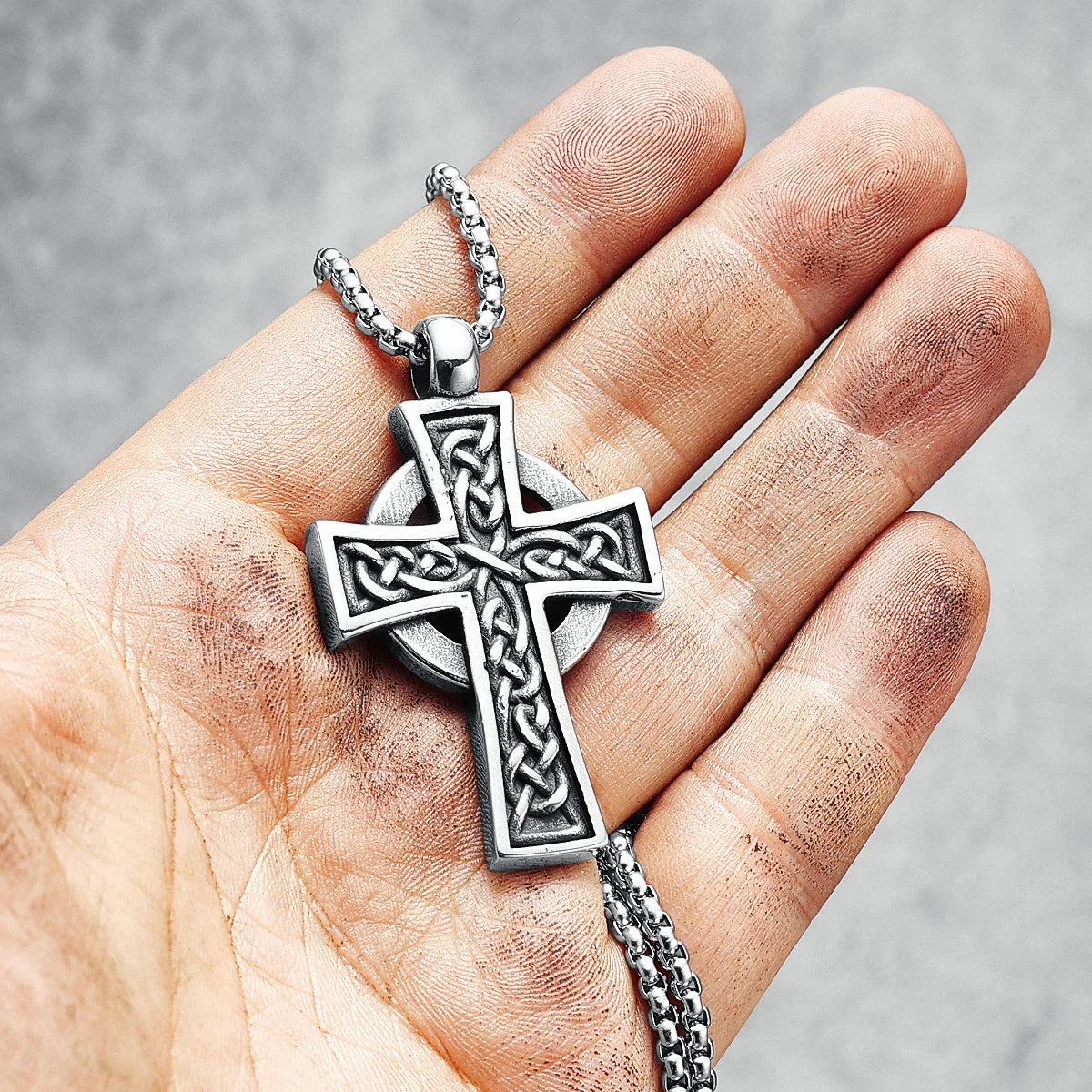 Einfache Kreuz Männer Halskette 316L Edelstahl Anhänger Kette Religion Hip Hop Rap für Freunde Schmuck Beste Geschenk Dropshipping