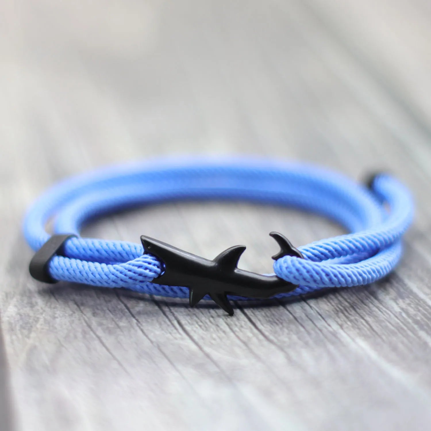 Sea Animal Shark Bracelet Men Women Multilayer Adjustable Survival Braclet Beach Jewelry Gift For Lover Good Luck Red Braslet