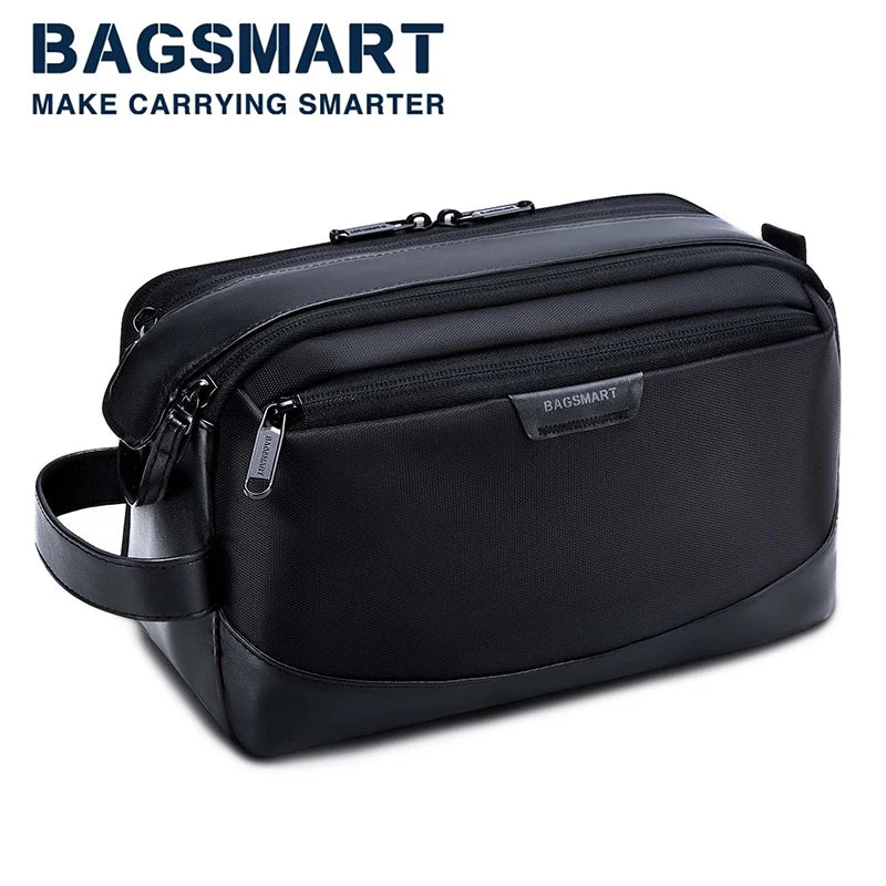 Neceser para hombre BAGSMART Organizador grande de artículos de tocador Neceser de maquillaje Neceser impermeable Neceser de viaje para hombre