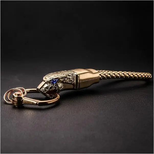 Luxury Keychains Men Women Car Key Chain for Key Ring Holder Jewelry Genuine Leather Rope Bag Pendant Custom Engraving Best Gift