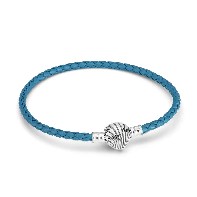 Pulsera original apta para pulseras con forma de corazón, mariposa, árbol de la vida familiar, abalorios de plata 925 DIY, pulseras de moda para mujer, joyería