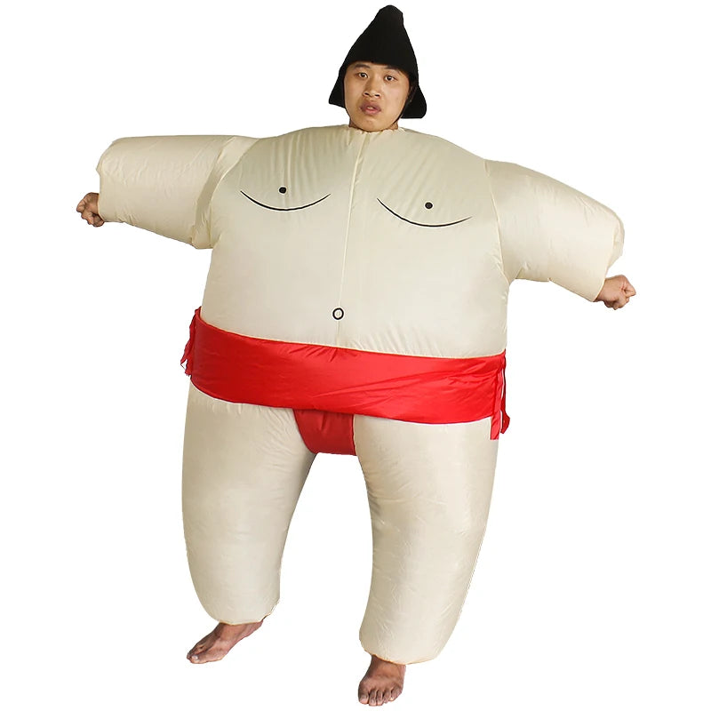 Inflatable Sumo Costume Party Role Play Dress Up Funny Fighter Costumes Suit Disfraz Halloween Cosplay Costumes For kids Adult