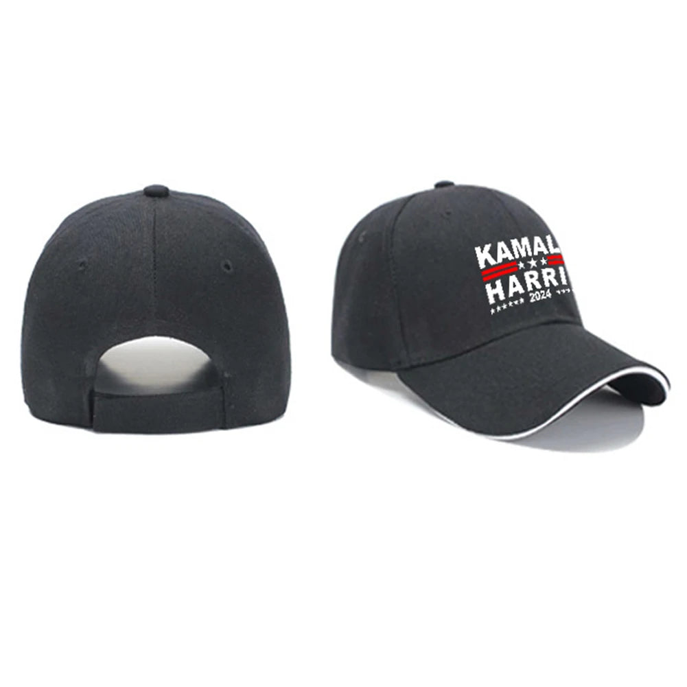 Casquette de baseball Kamala Harris unisexe, chapeau de baseball respirant et tendance, chapeau de papa politique réglable pour la randonnée et la pêche