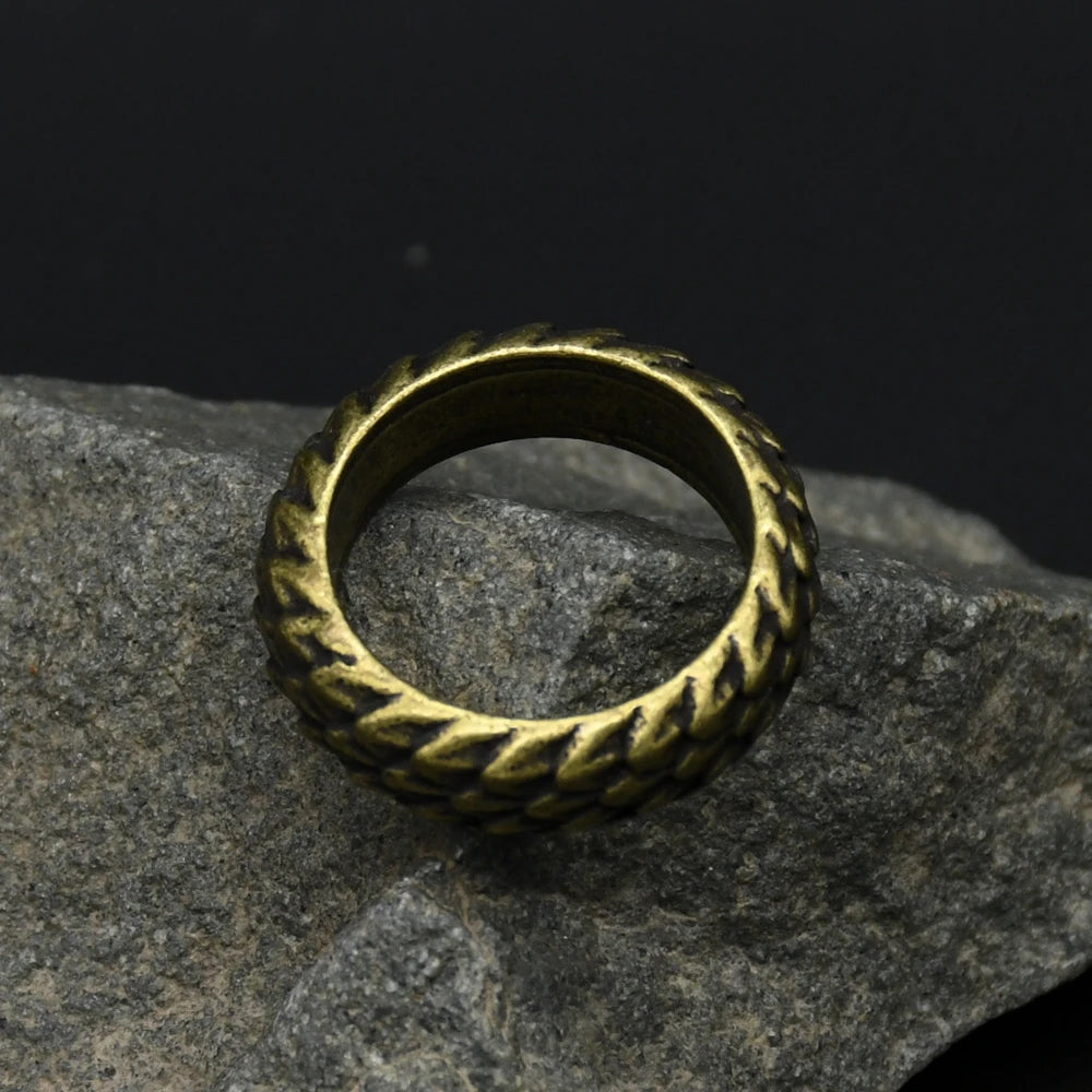 Bague rétro pour homme et femme, anneau en écailles de dragon viking, punk, hip hop, unique pour homme, petit ami, motard, bijoux, cadeau, livraison directe