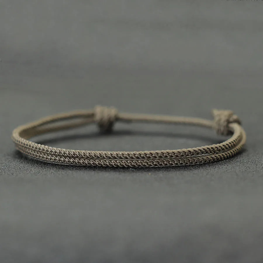 Handmade String Bracelet Unisex Sliding And Adjustable Thin Rope Braslet Friendship Jewelry Casual Versatile Accessories Joias