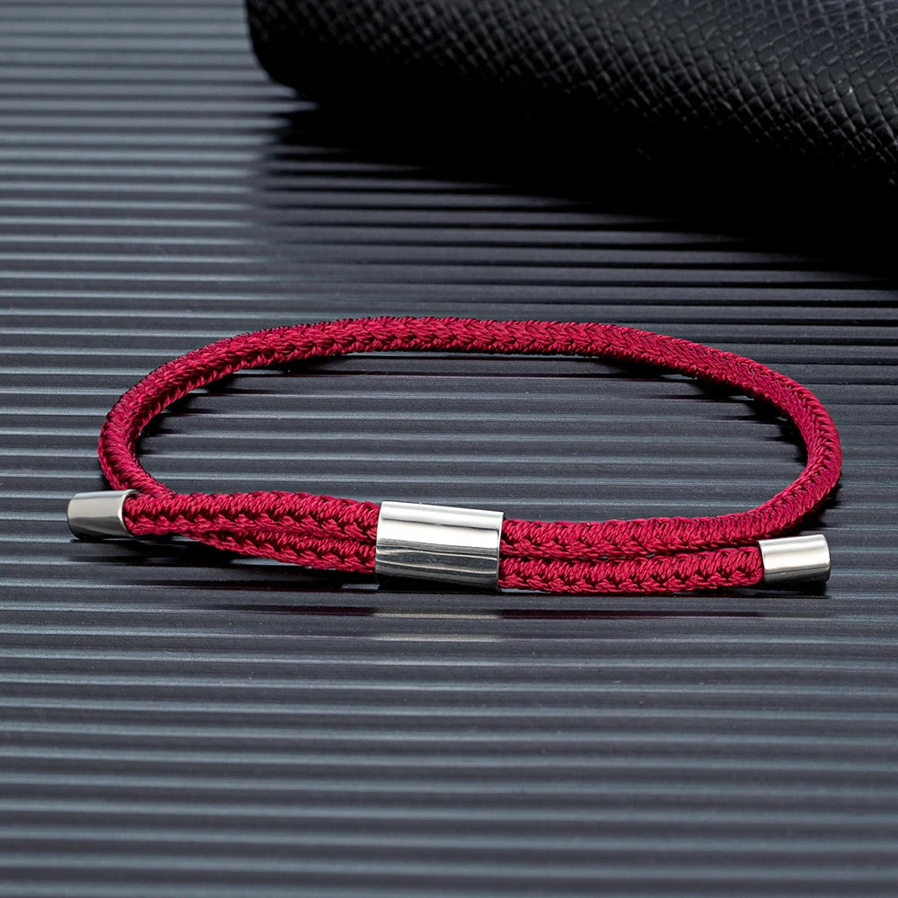 MKENDN Minimalist Men Women Adjustable Nautical Rope Bracelet For Men Women Bracelets Surfering Jewelry Gifts