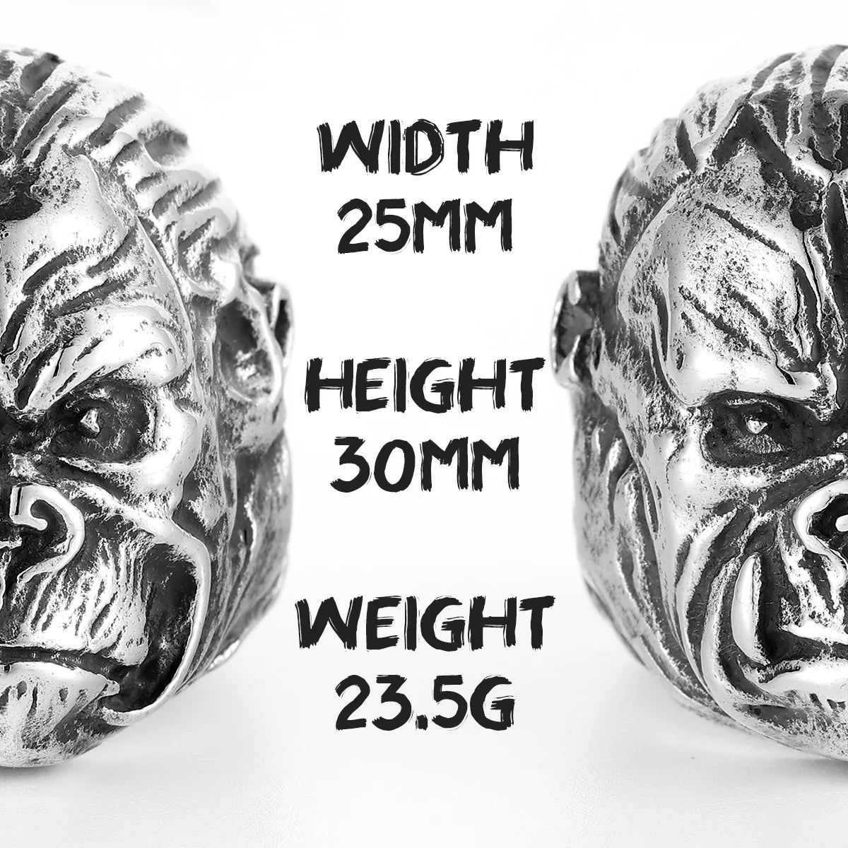 Gorilla Monkey Ring Stainless Steel Men Rings Wild Animal Punk Retro for Male Rock Jewelry Jewelry Gift Dropshipping Iron Studio