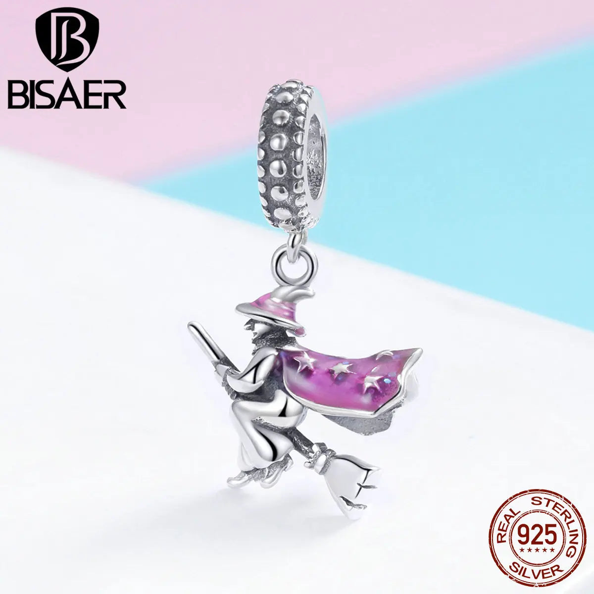 BISAER 100% Sterling Silver Custom Charms Bead For Custom Women