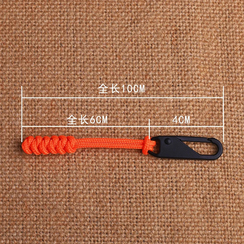 MKENDN Handmade Snake Knot Paracord Bag Zipper Puller Drawstring Repaired replacement Zipper Pull Accessories