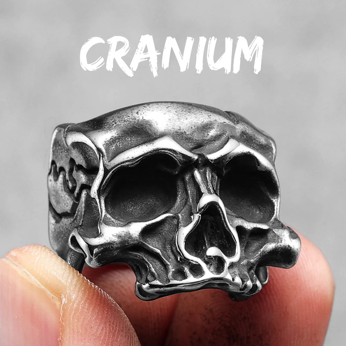 Skulls Ring 316L Stainless Steel Men Rings Domineering Devil Skull Hell Punk Rock Gothic for Biker Male Friend Jewelry Best Gift