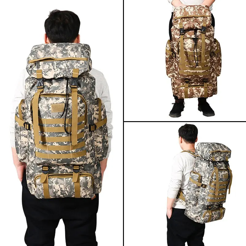 Military Camo Tactical Hiking Men Backpack - Madeinsea©
