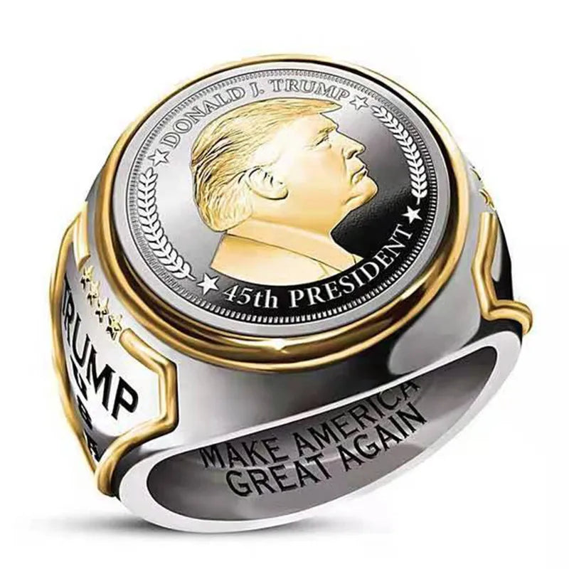 Donald Trump Präsident MAGA USA Ring