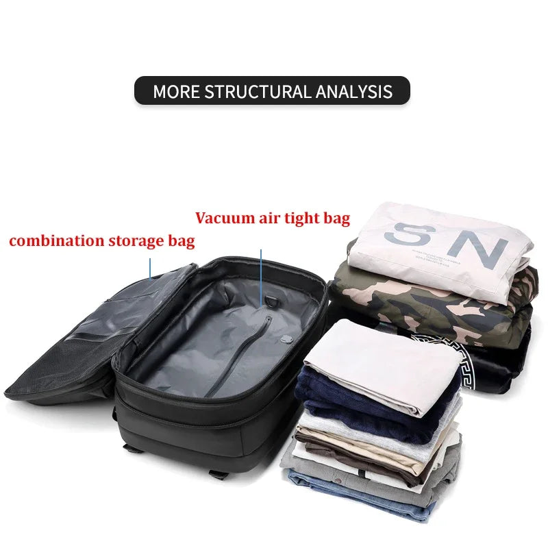 Vacuum Compression Backpack for Travel