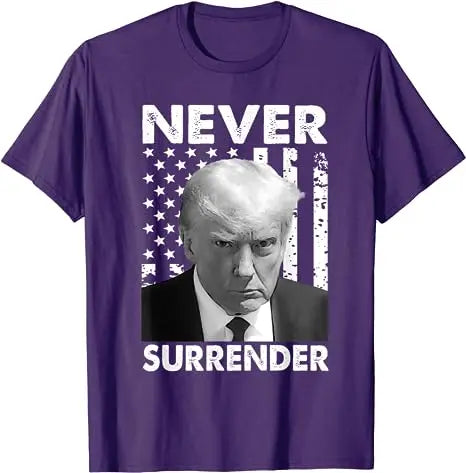 Se busca a Donald Trump para presidente en las elecciones de 2024. Camiseta con foto policial de Trump. Nunca te rindas. Pro Trump. Salva a los estadounidenses. Apoya a los fanáticos.