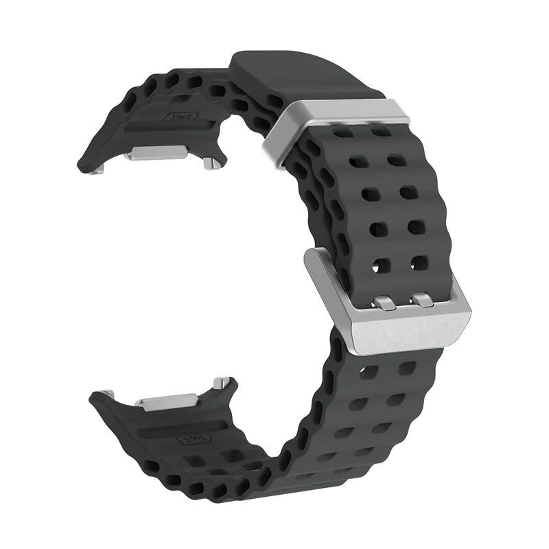 Marine Band For Samsung Galaxy Watch Ultra 47mm Sports Silicone Strap Bracelet For Samsung Galaxy Ultra Watchband Accessories