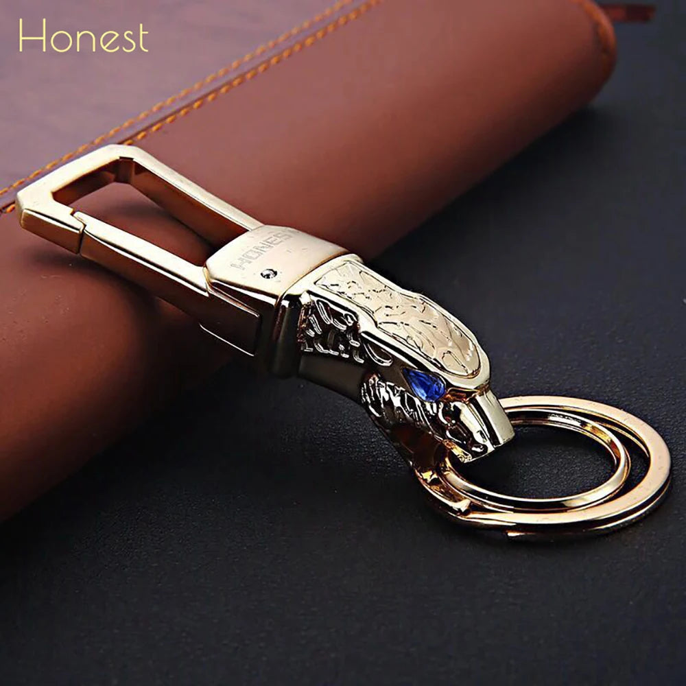 Luxury Keychains Men Women Car Key Chain for Key Ring Holder Jewelry Genuine Leather Rope Bag Pendant Custom Engraving Best Gift