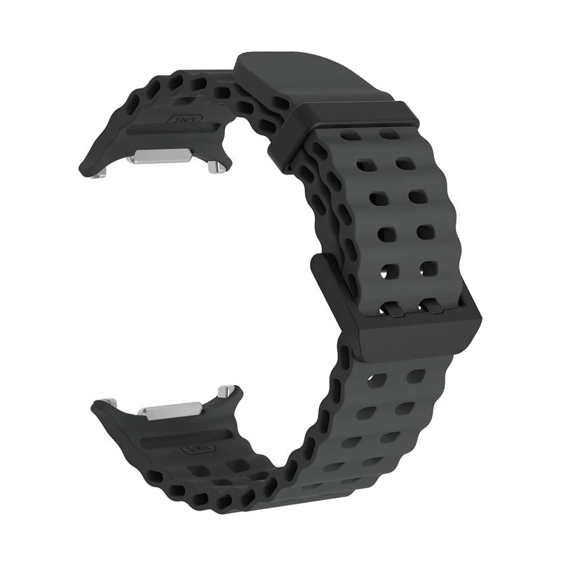 Marine Band For Samsung Galaxy Watch Ultra 47mm Sports Silicone Strap Bracelet For Samsung Galaxy Ultra Watchband Accessories