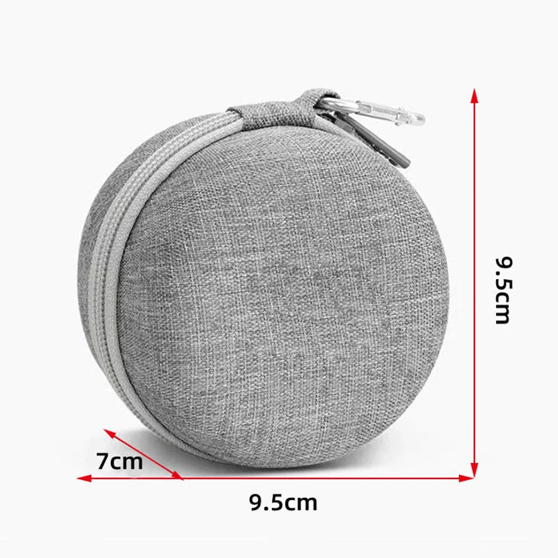 EVA Single Watch Travel Case Portable Storage Organizer Shock-Resistant Waterproof Smartwatches Zippered Container Box