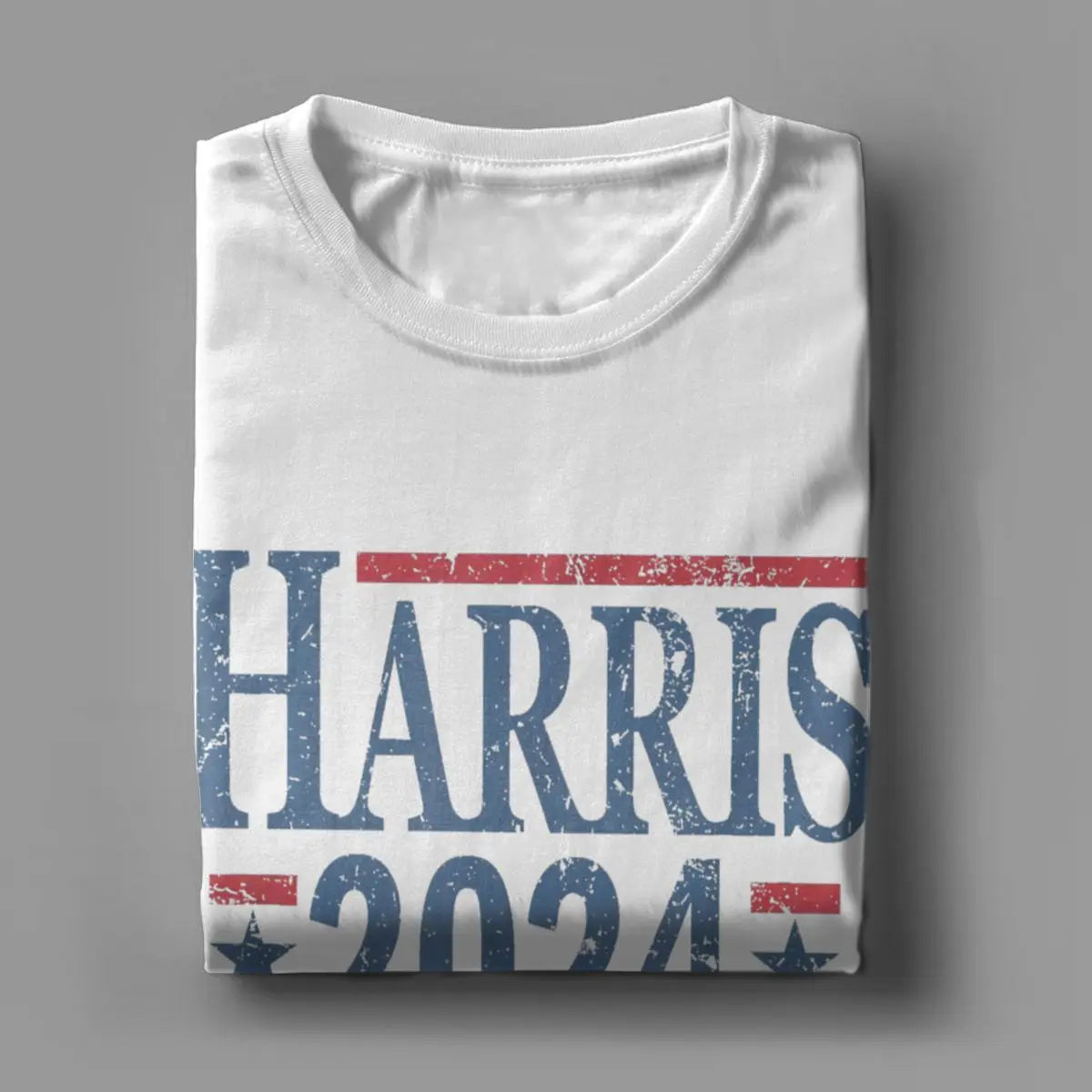 Vintage Kamala Harris 2024 T Shirts Men Cotton Novelty T-Shirts Crew Neck Joe Biden Tee Shirt Short Sleeve merchandise Summer