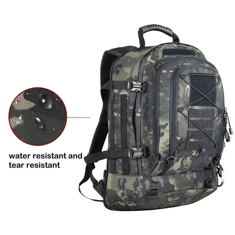 60L Large Military Tactical Outdoor Backpack