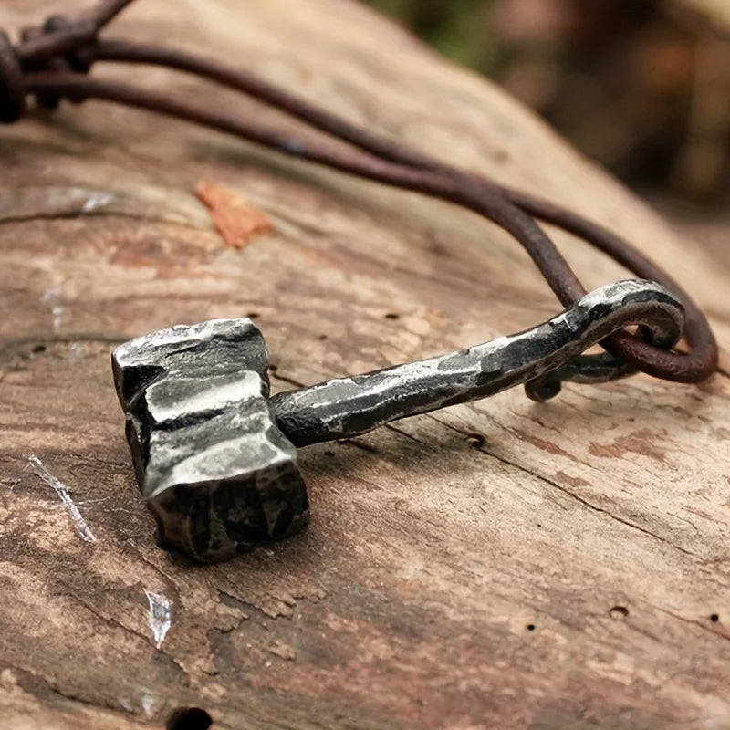 Fashionable And Exquisite New Vintage Viking Heavy Thor Hammer Pendant Necklace For Personalized Men'S Punk Jewelry Gift Wholesa