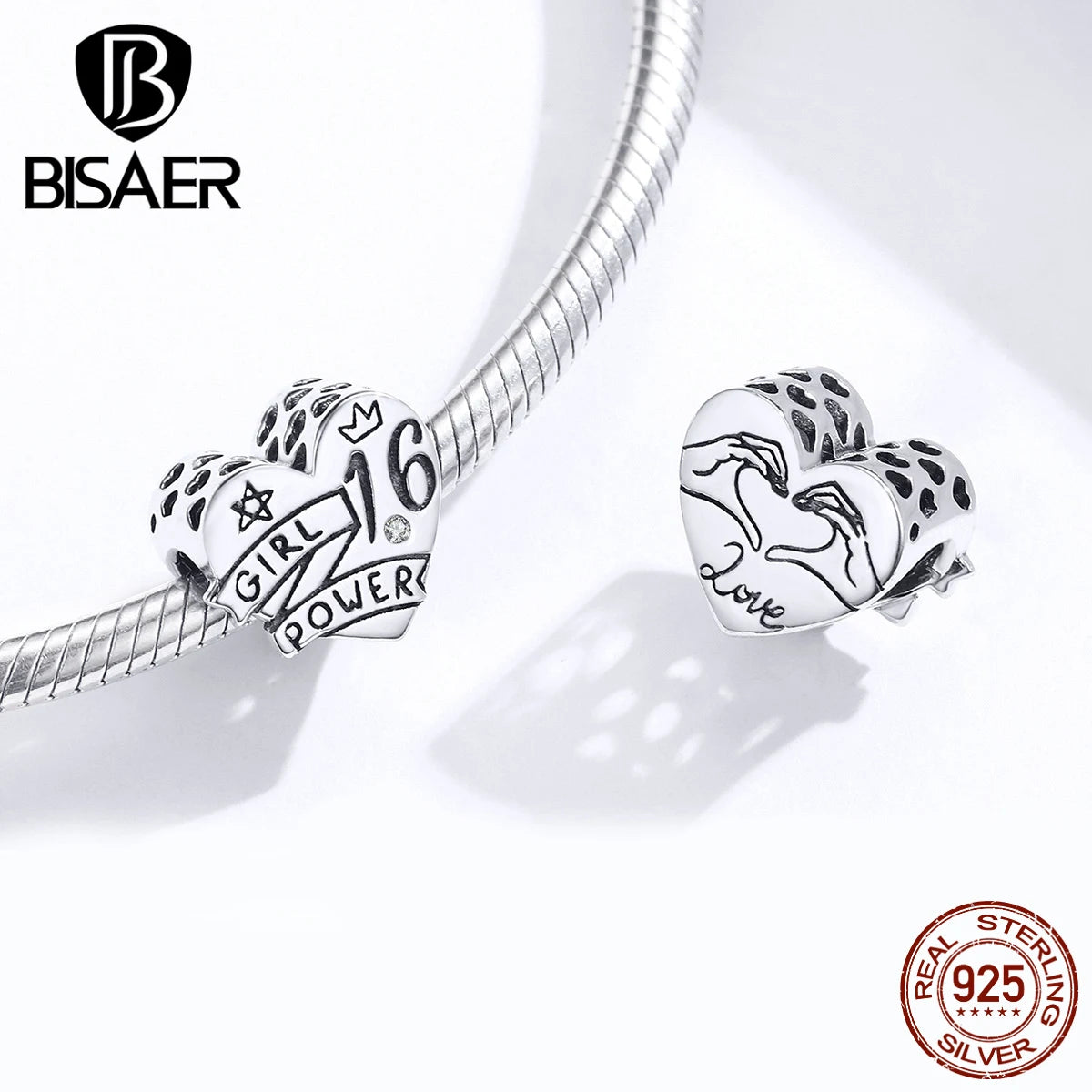 925 Sterling Silber Baum des Lebens Unendliche Liebe Herz Zirkon CZ Perlen Charms Fit BISAER Armband Silber 925 DIY Schmuckherstellung