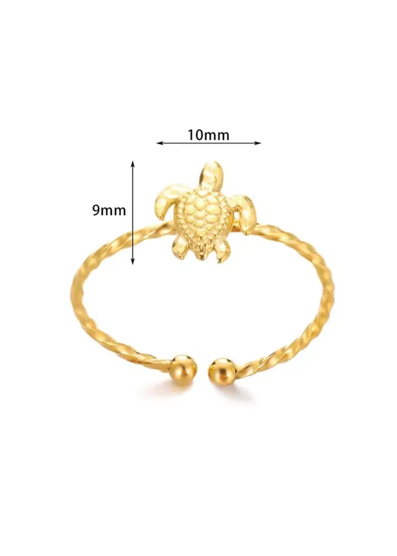 Freshwater Starfish Shell Opening Ring For Women New Fashion Gold Color Stainless Steel Anillos Summer Beach Jewelry Match Gifts