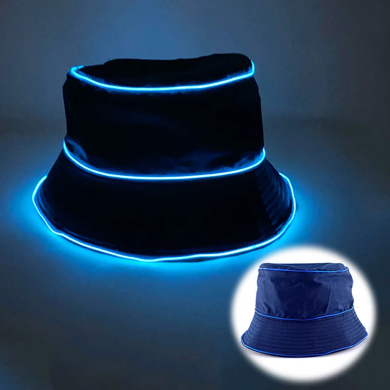 New Arrival Pearlescent Cowboy Hat Dance Costume Decorate Glowing Cowgirl Cap Glowing For Neon NightClub