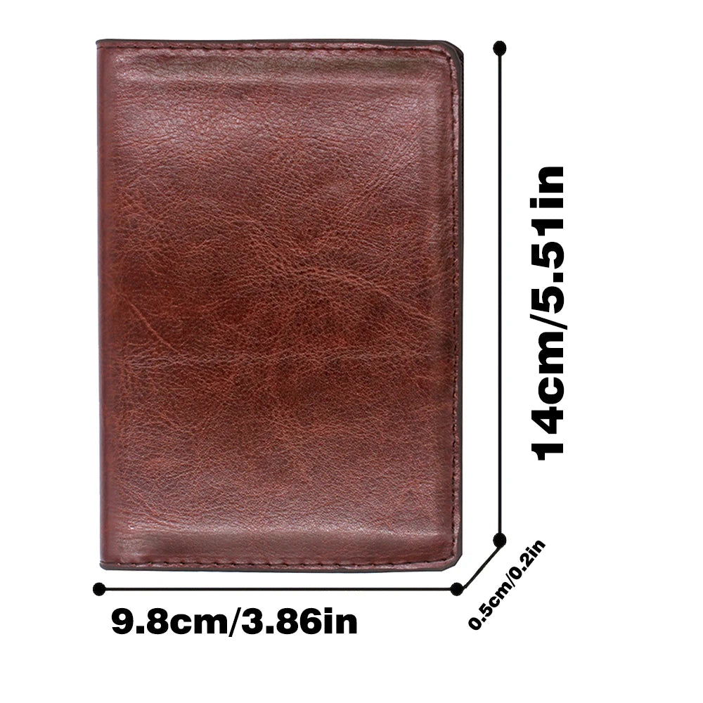 Norse mythology Viking Dragon design Passport Cover Men Women Leather Slim ID Card Travel Holder Pocket Wallet Purse Money Case