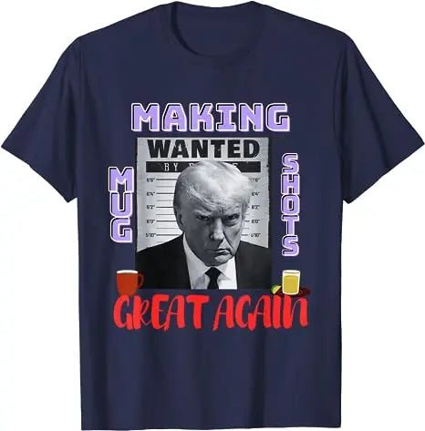 Se busca a Donald Trump para presidente en las elecciones de 2024. Camiseta con foto policial de Trump. Nunca te rindas. Pro Trump. Salva a los estadounidenses. Apoya a los fanáticos.