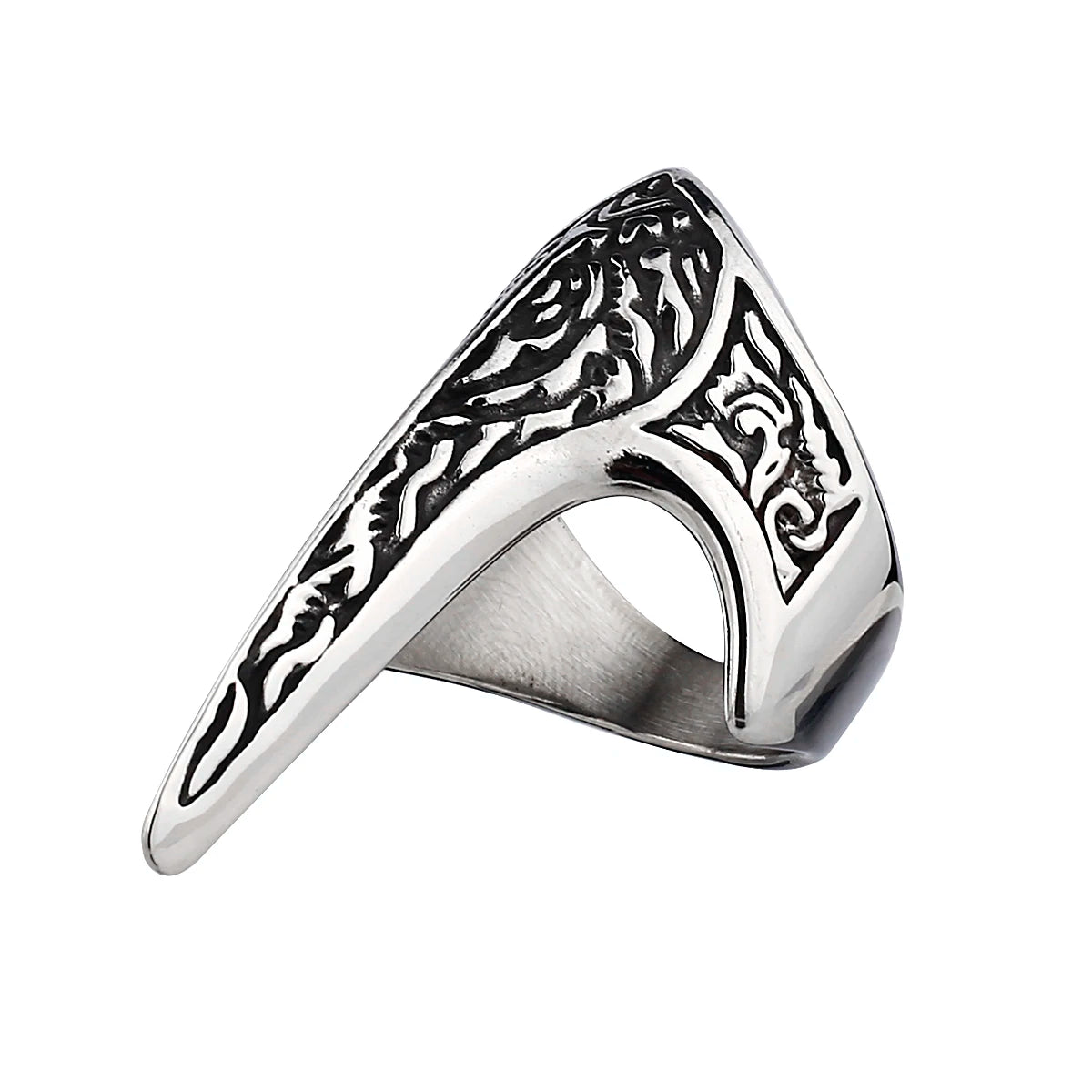 Kayi Obasi Flag Ottoman Empire Ring Men's Alien Popular Fashion Motorcycle Stainless Steel Ring Men's Jewelry Gift Wholesale