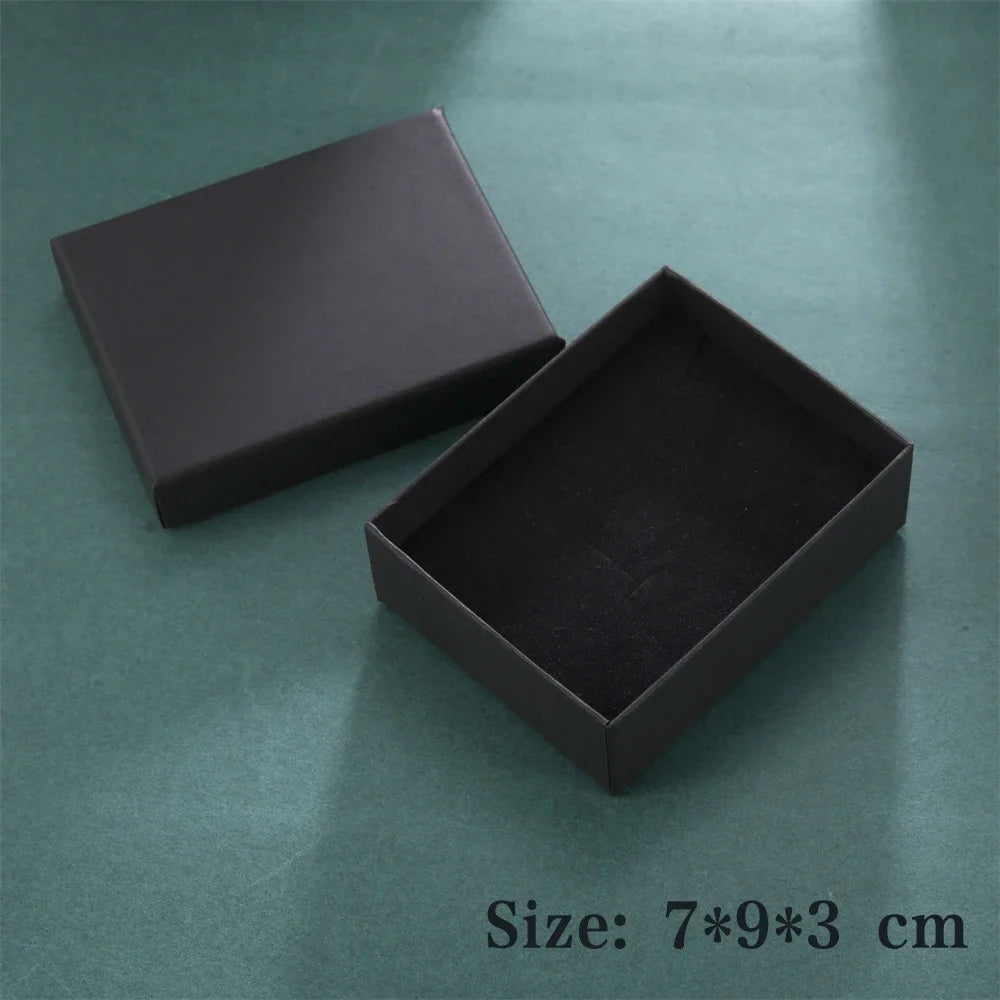 Black Gift Box for Jewelry For Ring Necklace Earring Bracelet Keychain Brooch etc Storage Wholesale