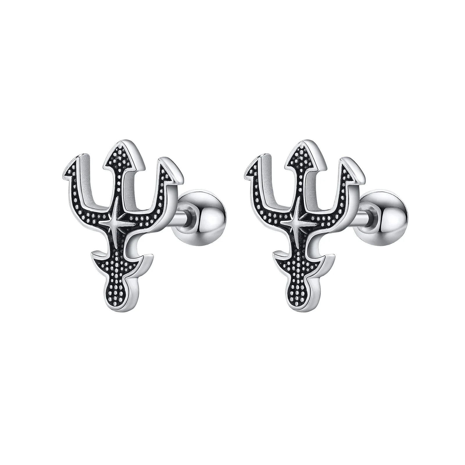 Trident Stud Earrings