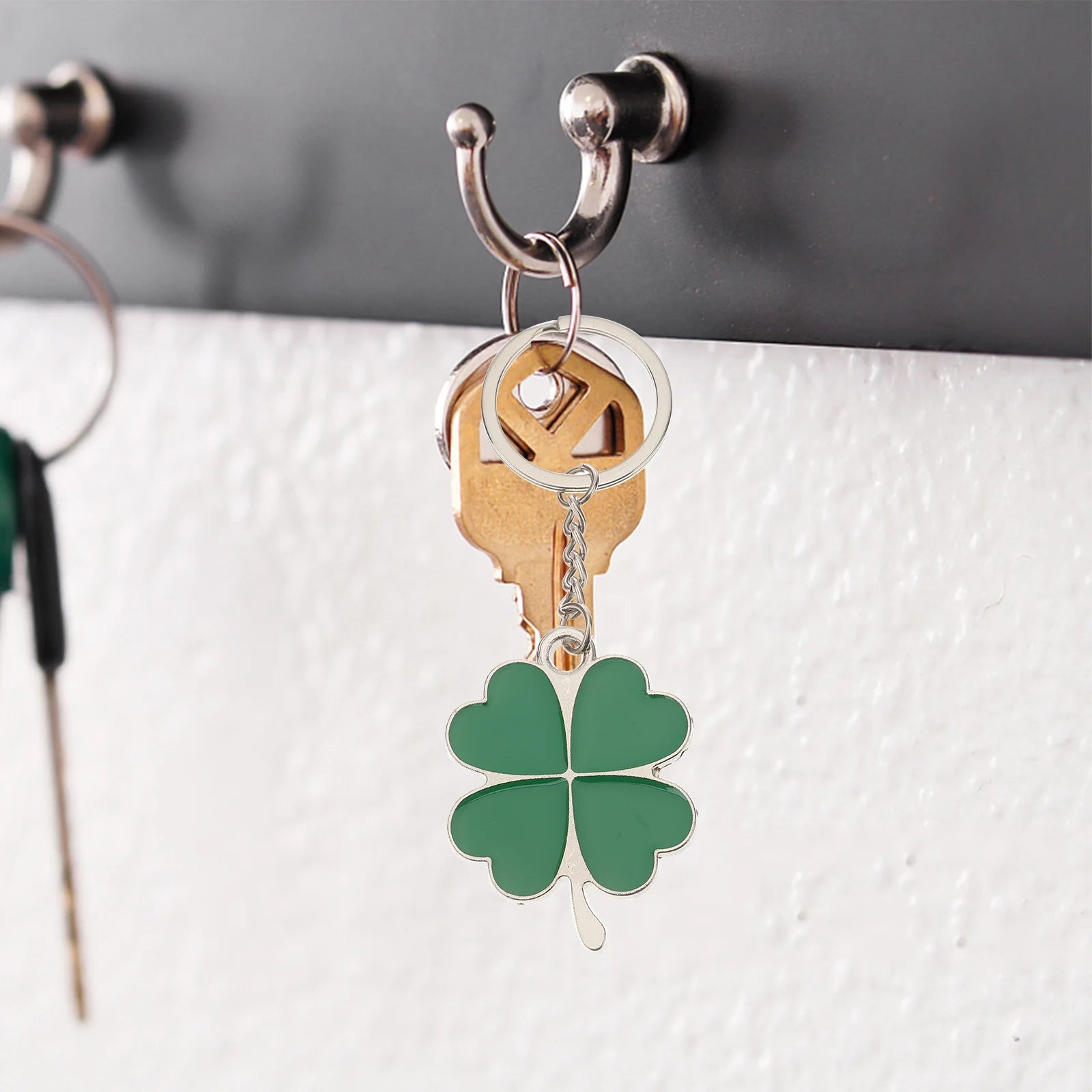 Key Chain Jewelry Gift Keychain Accessory Irish Ring Keychains Locator Holder St Patrick Day StPatrick