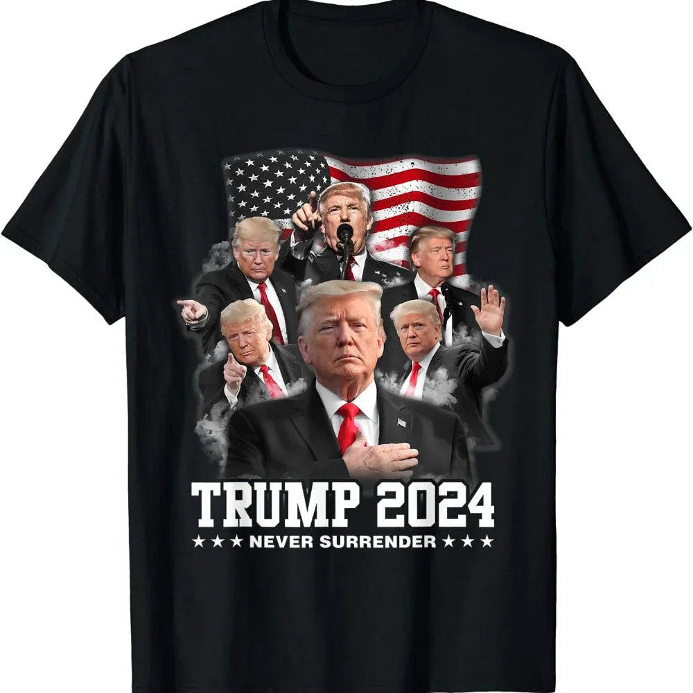 Pro Republican VOTE TRUMP 2024 We The People Have Had Enough Shirt Trump 2024 Take America Back American Flag Trump 2024 T-Shirt