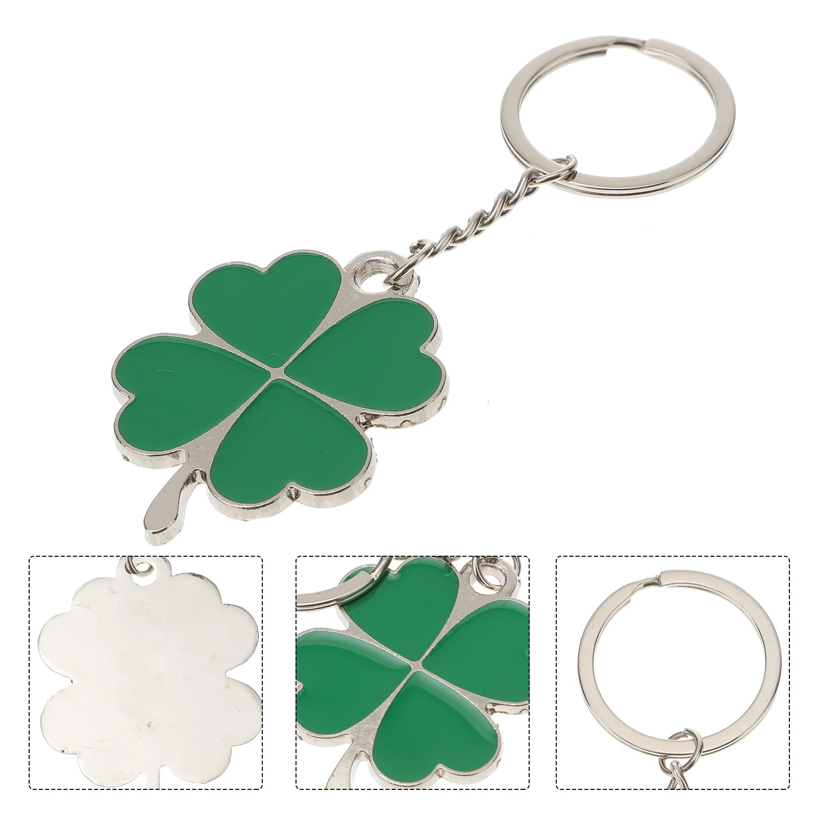 Key Chain Jewelry Gift Keychain Accessory Irish Ring Keychains Locator Holder St Patrick Day StPatrick