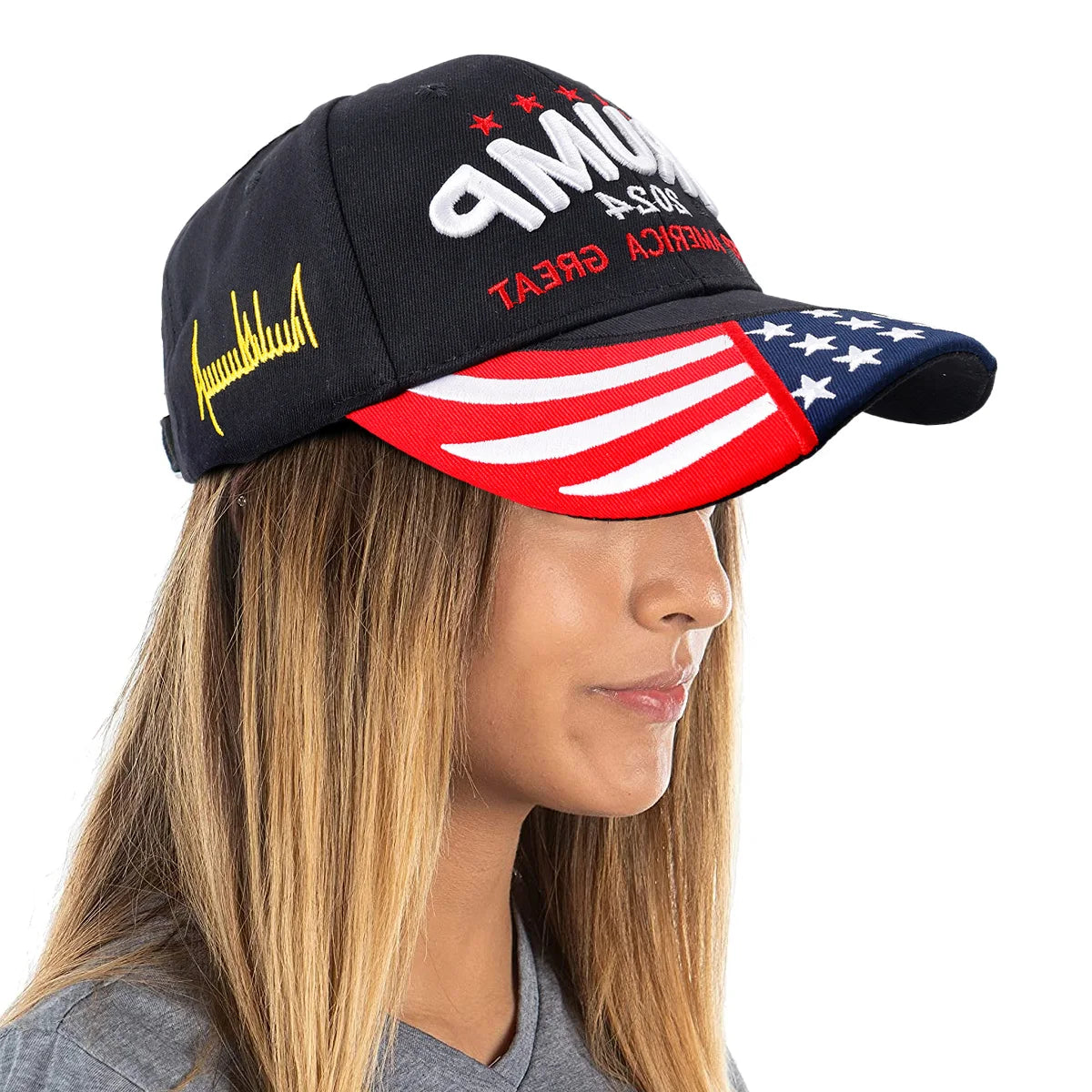 Neue Trump 2024 MAGA Hüte Kappe Baseball Stickerei Camo USA KAG Machen Sie Keep America Great Again Snapback Präsident bestickte Mütze